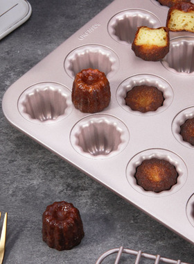 CHEFMADE学厨20连杯可露丽模具法式Cannelés甜品小点心天使之铃