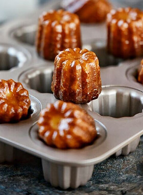 CHEFMADE学厨可露丽模具12连杯面包烤盘蛋糕模法式卡纳蕾烘焙工具