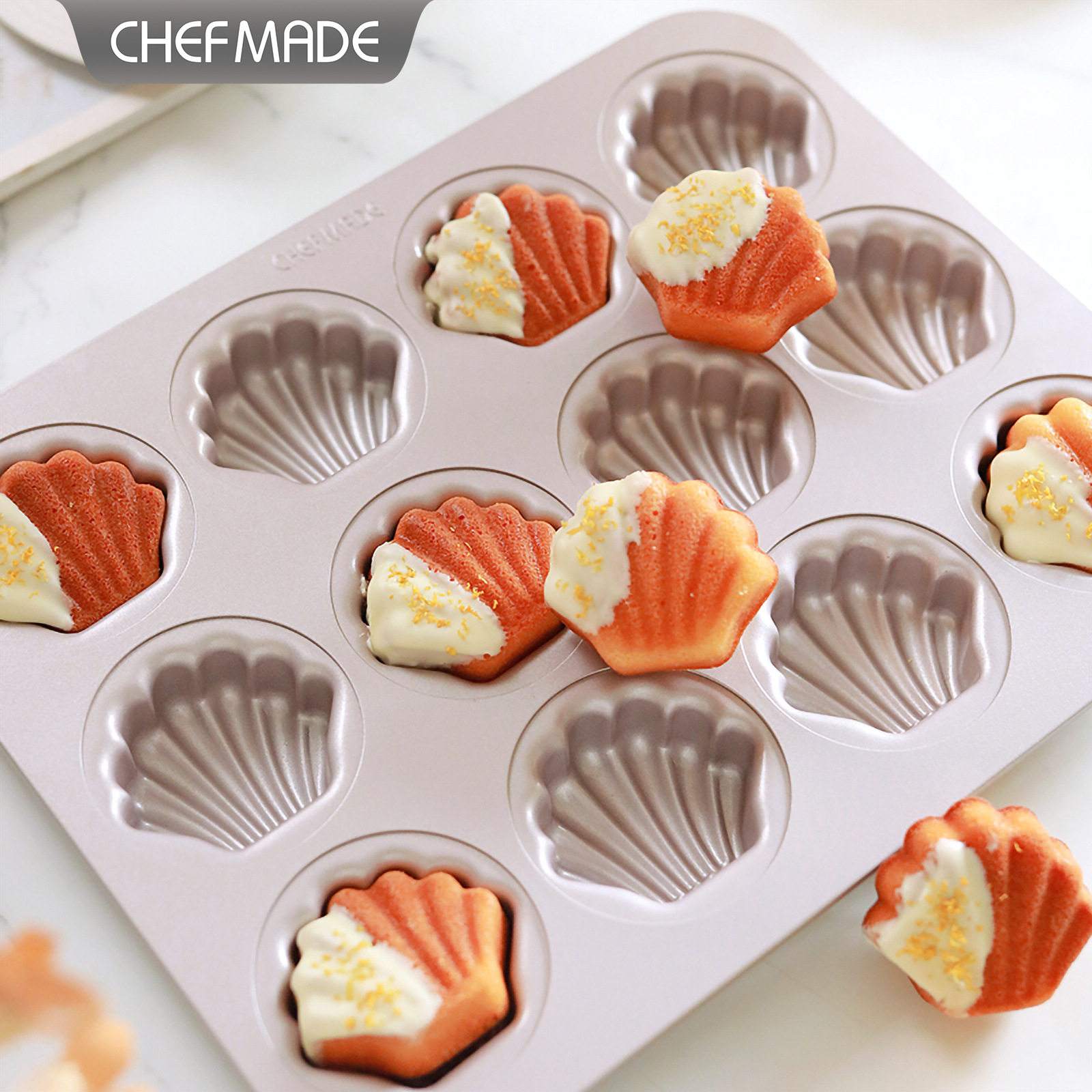 学厨玛德琳蛋糕模扇贝壳烘焙工具