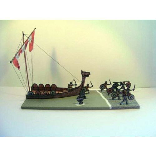 古代船模维京海盗船3d立体纸模型diy手工制作儿童益智折纸玩具