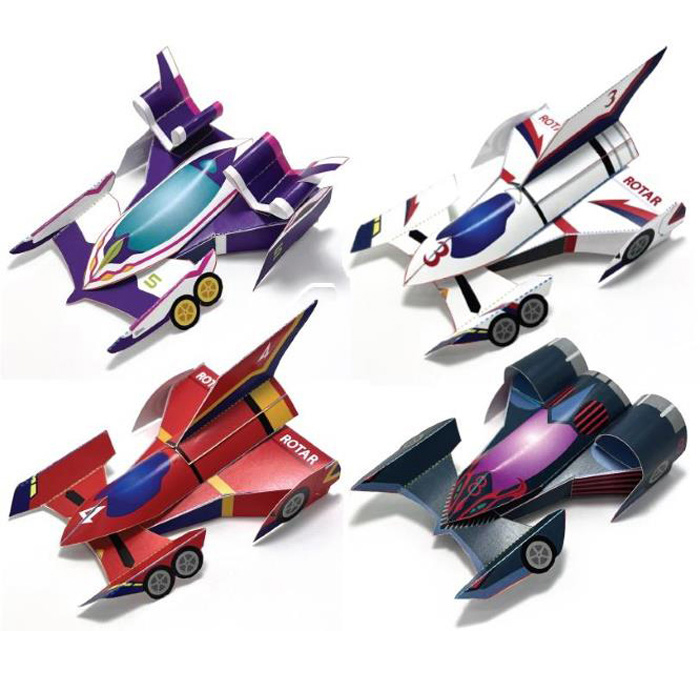 新世纪GPX四驱车赛车3d立体纸模