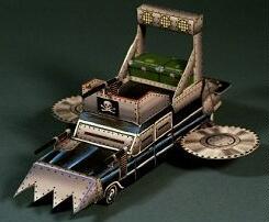 末日战车武装汽车摆件3d立体纸模型DIY手工制作儿童益智折纸玩具