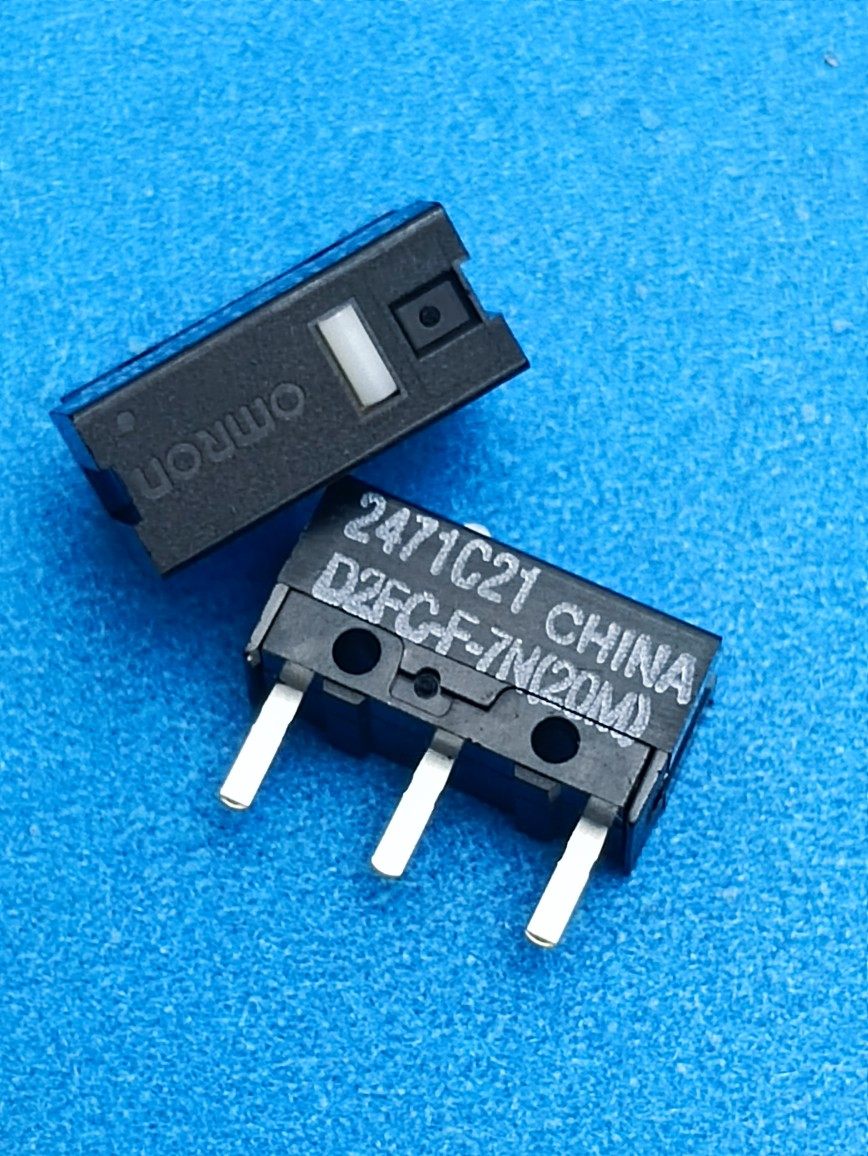 欧姆龙d2fc-f-7n(20m)鼠标微动开关按键2000万次清脆手感键程适中