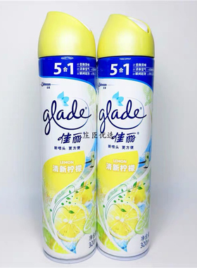 佳丽清新柠檬空气清新剂320ml香氛喷雾家用厕所清香剂除臭剂芳香