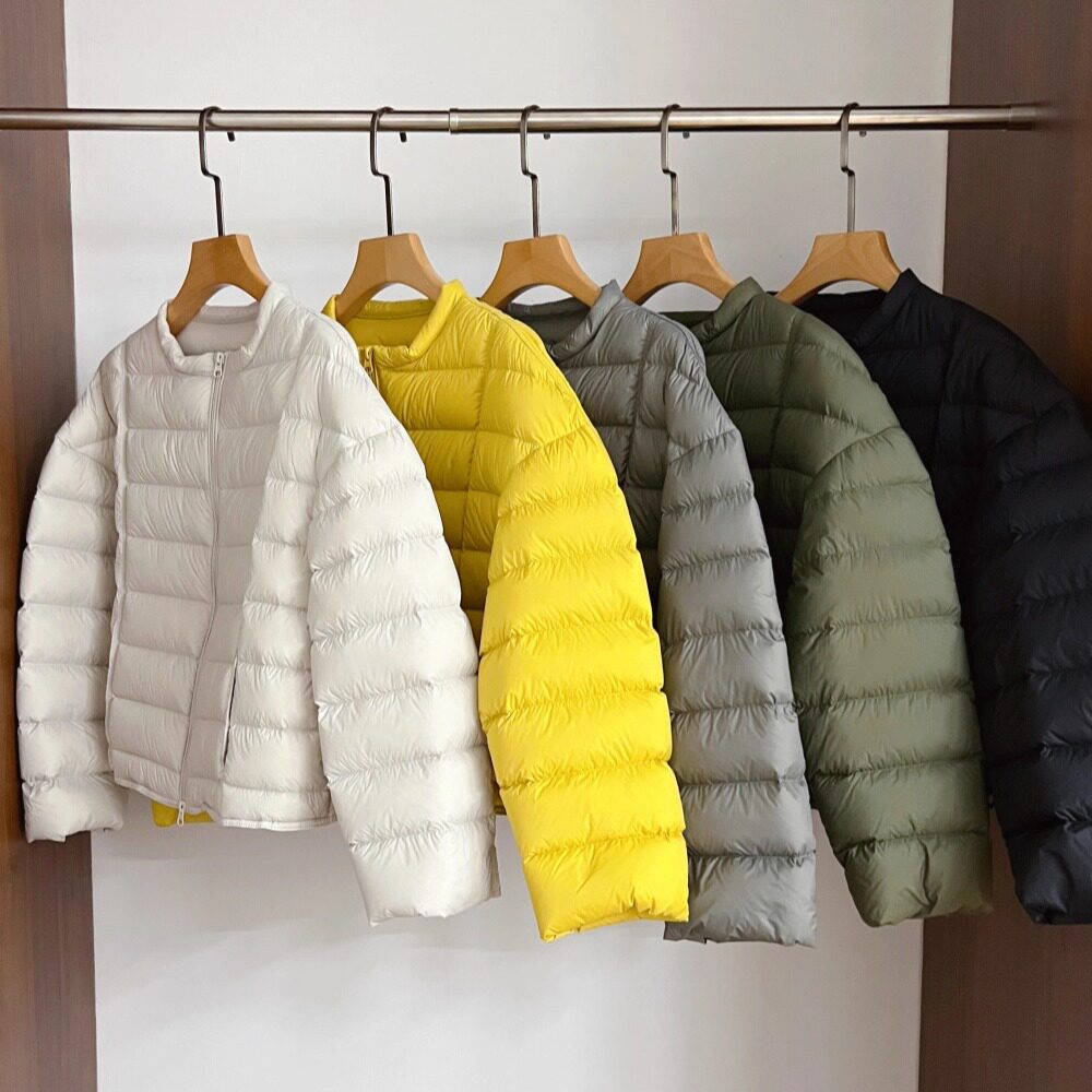 新国标90白鸭绒龟背泡芙感羽绒服