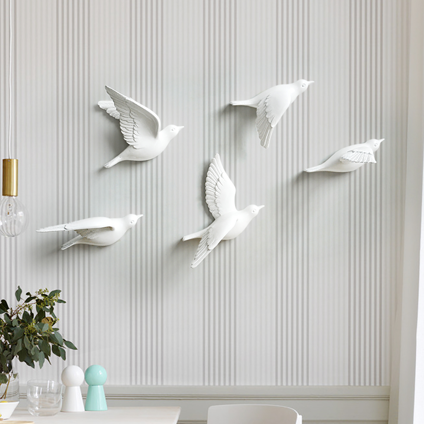 简约现代立体小鸟墙贴壁饰墙饰