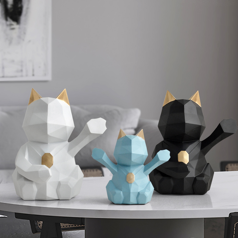 北欧风客厅玄关桌面开业礼品摆件