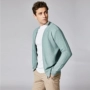 Áo khoác cardigan nam thanh lịch Áo khoác cardigan màu đơn sắc dài tay nam Stretch Comfort Áo khoác giản dị Áo len - Cặp đôi áo len áo đôi độc lạ