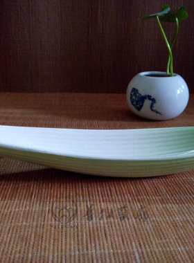 莲花瓣一品清莲彩釉香插手工陶瓷粉彩香炉荷叶香盘香道线香板香座