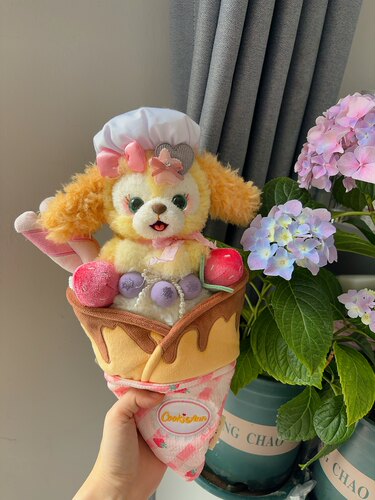 【预定】改娃饼饼可丽饼冰激凌甜筒门挂上迪可琦安花束毛绒公仔