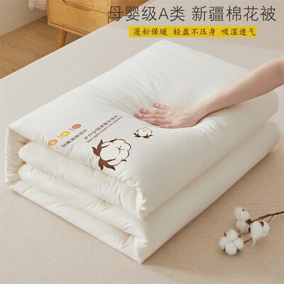 A类新疆棉花被四季通用春秋被芯