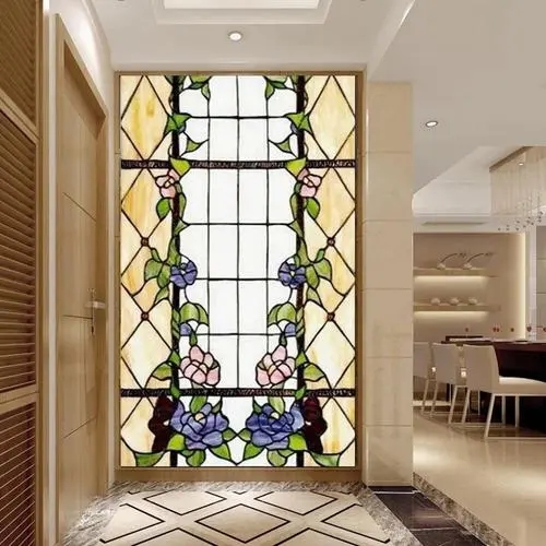 整片钢化雕刻工艺蒂凡尼艺术玻璃