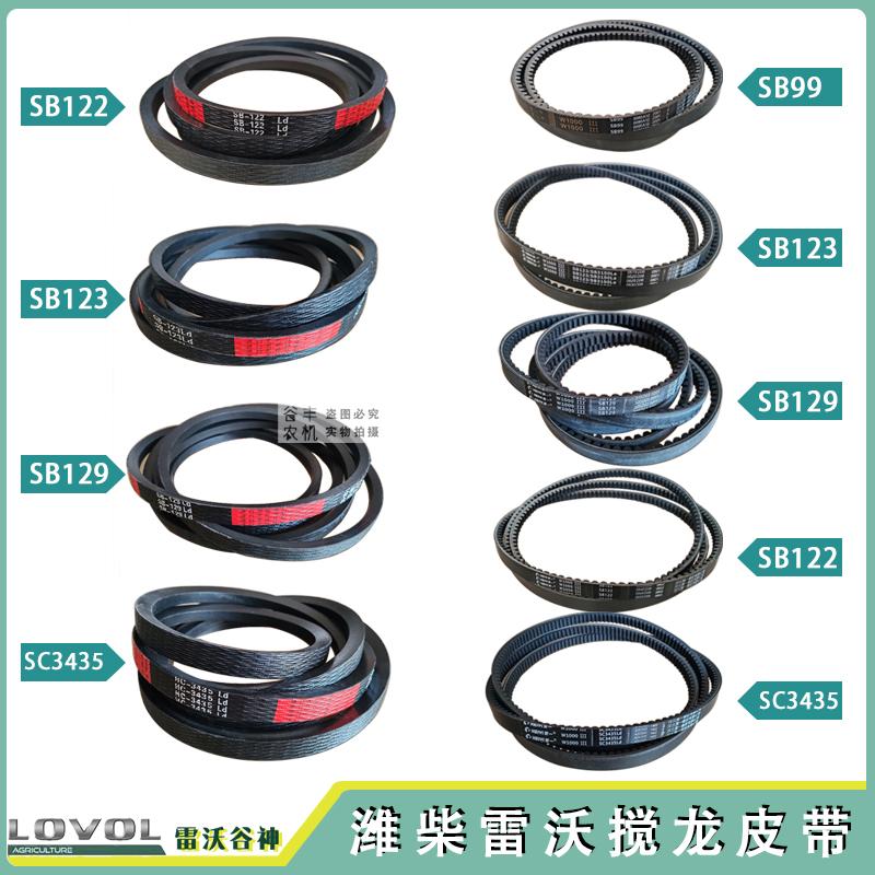 上粮搅龙皮带收割机配件