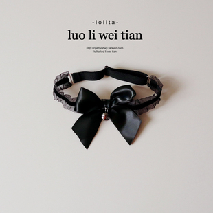 铃铛腿环 性感甜美可爱大蝴蝶结腿部饰品弹力可调节纯欲大腿圈 女