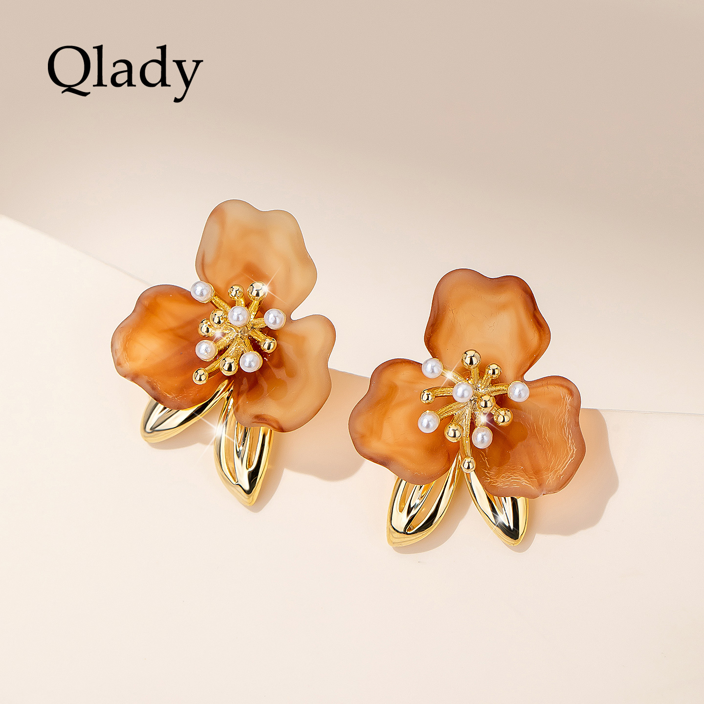 【新品】花朵珍珠耳环2025新款爆款高级感纯银耳饰女耳钉耳坠秋冬