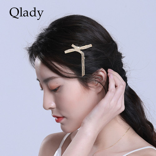 鸭嘴夹流苏头饰发卡夏季2022新款