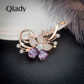 高级感轻奢 胸针女款 胸花胸针高端精致时尚 高档女别针配饰奢华西装