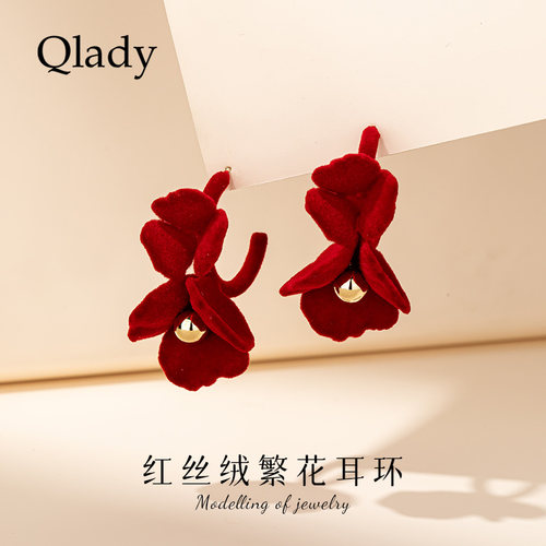 耳环高级感轻奢小众气质