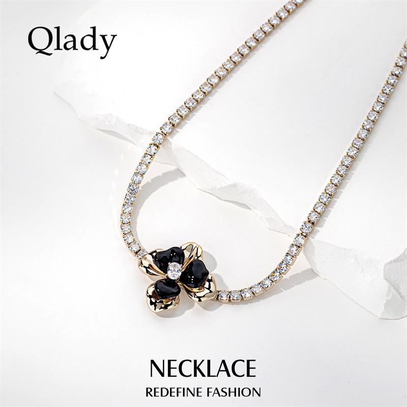 气质项链Qlady优雅气质吊坠女