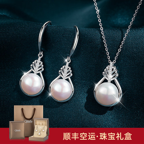 淡水珍珠项链女锁骨链妈妈款纯银