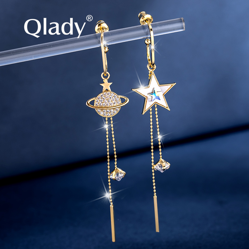 长款流苏纯银高级感耳坠