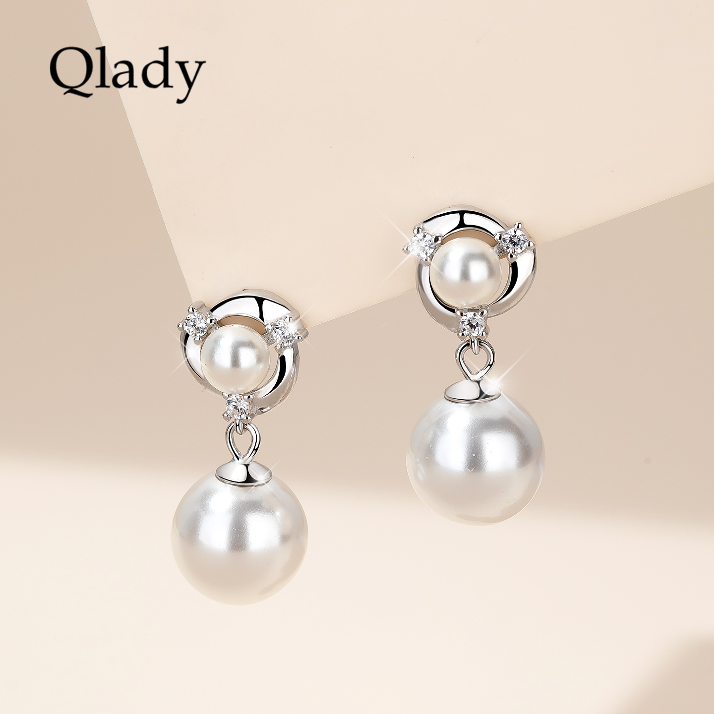 珍珠耳环纯银新款潮气质高级感