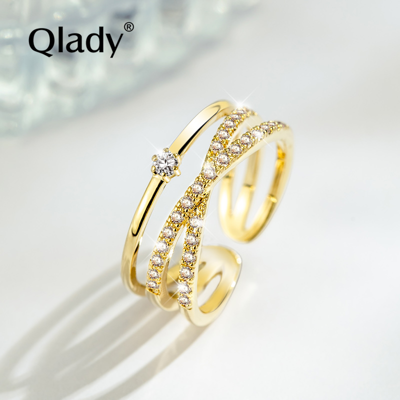 戒指多层叠戴iins开口可调节