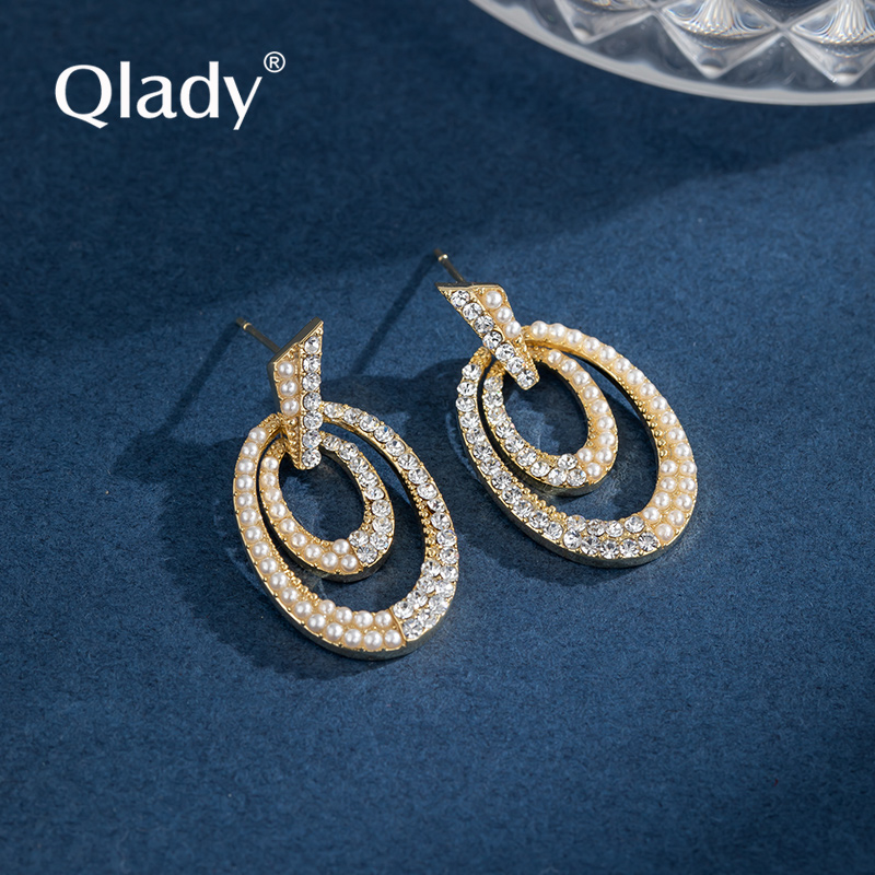 轻奢仿珍珠设计感纯银耳坠