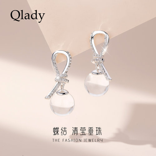 【新品】蝴蝶结耳环2026新款爆款高级感轻奢小众银针耳饰女耳坠