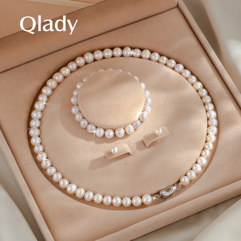 母亲节礼物珍珠项链套装送妈妈