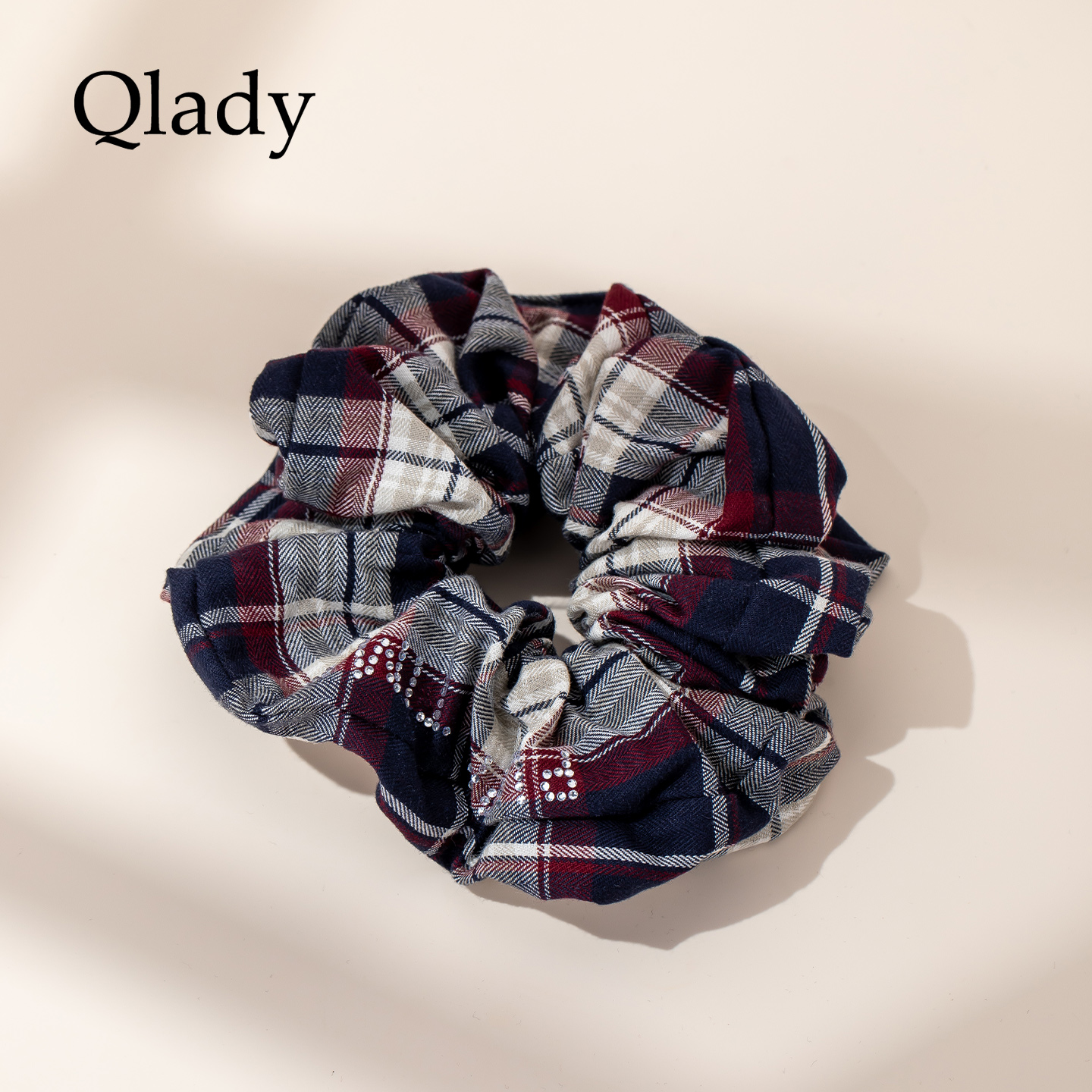 【新品】格子发圈大肠橡皮筋女扎头头花头饰发饰2025新款高端发绳