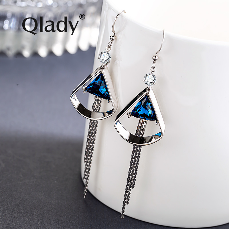 新款潮高级流苏耳环复古