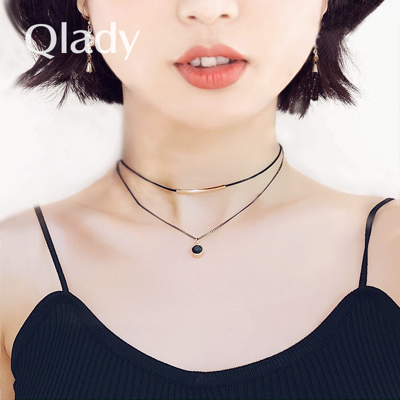 choker女夏感颈奢小众百搭项链