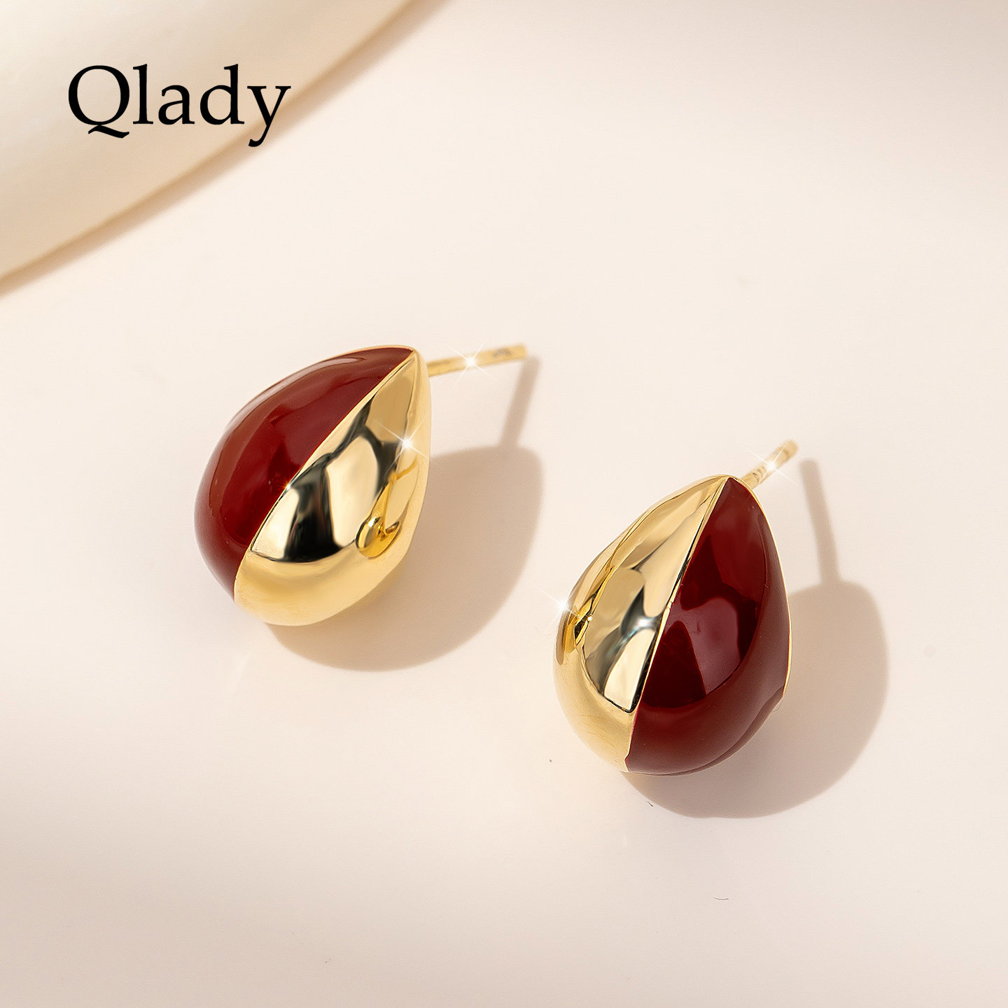 【新品】红色耳饰银耳钉女2025新款爆款高级感轻奢气质精致耳环,饰品/流行首饰/时尚饰品新,耳钉,淘宝优惠券,粉丝福利购,淘宝优惠卷