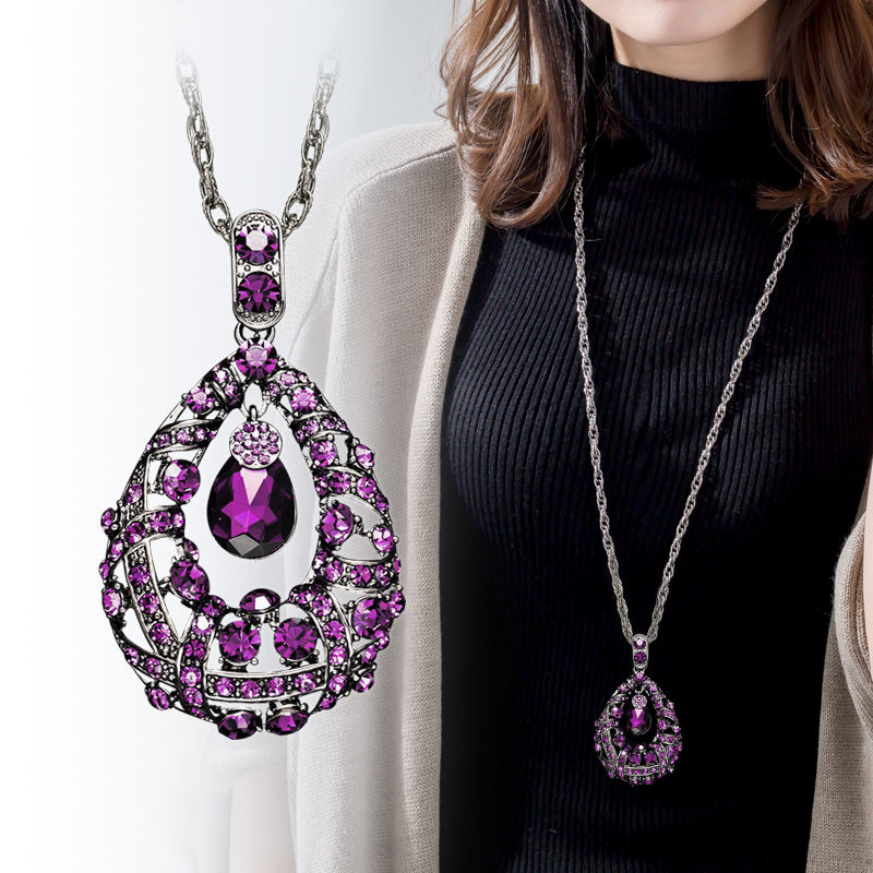 装饰高端项链长款毛衣链女款