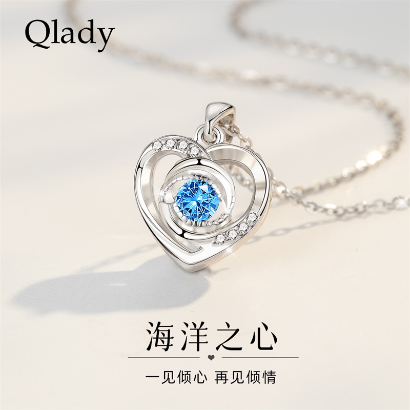 情人节礼物送女友爱心项链首饰