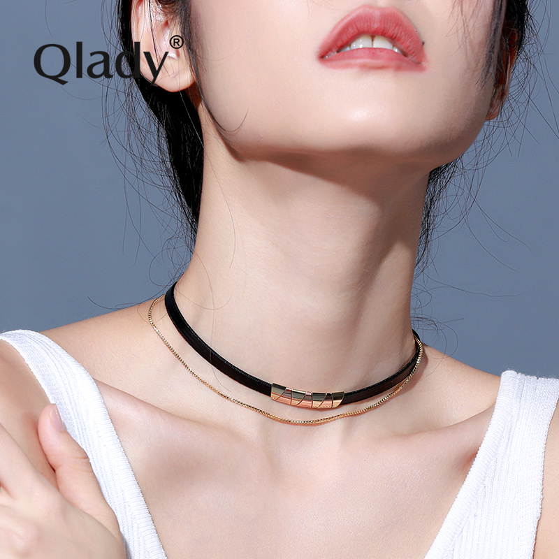 choker轻奢小众新款吊坠INS项链