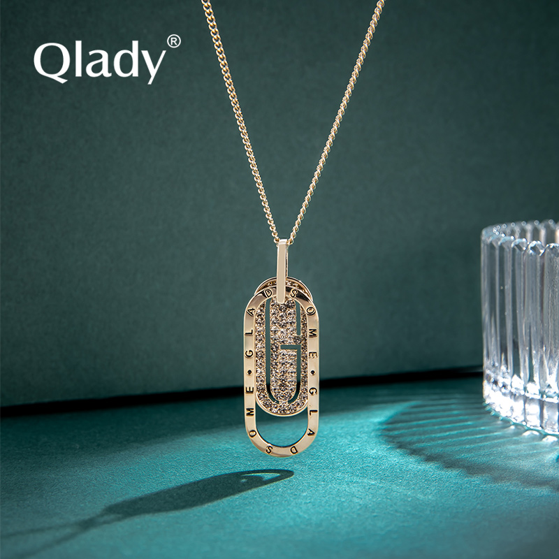 长项链装饰小众设计感毛衣挂件