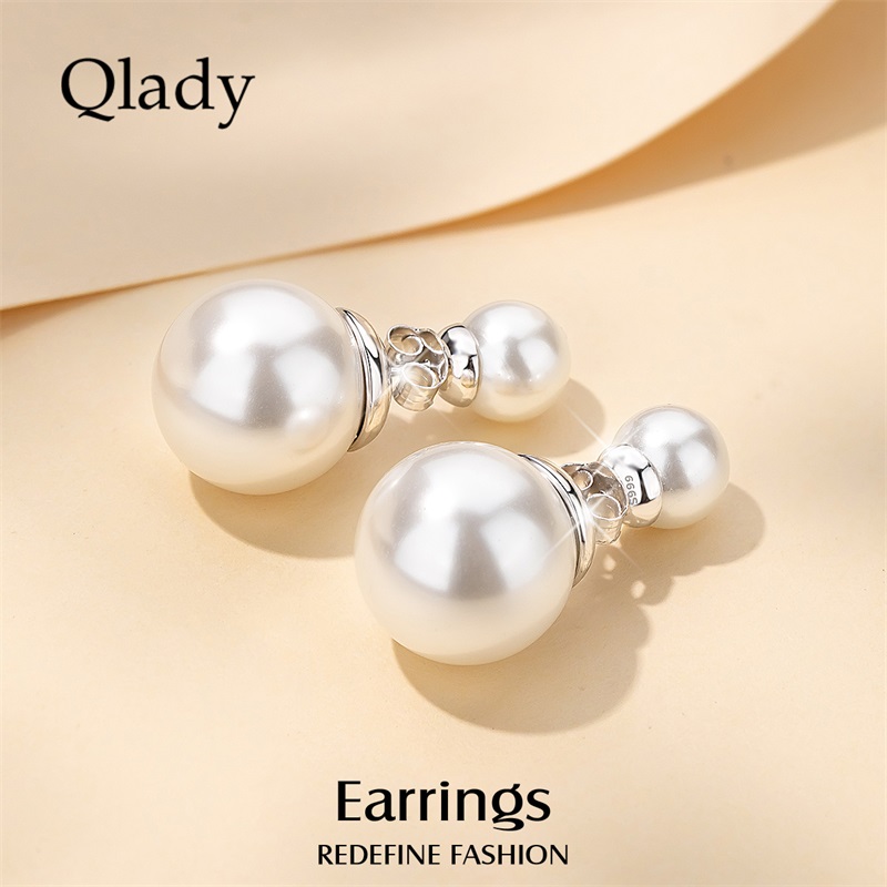 气质百搭999银耳环女耳饰耳钉