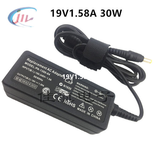 19V1.58A电源适配器线Acer宏基S220HQL G196WL S190WL液晶显示器