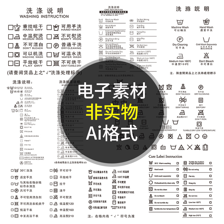 纸箱外包装警示标志 运输安全标识注意图标 AI格式矢量设计素材