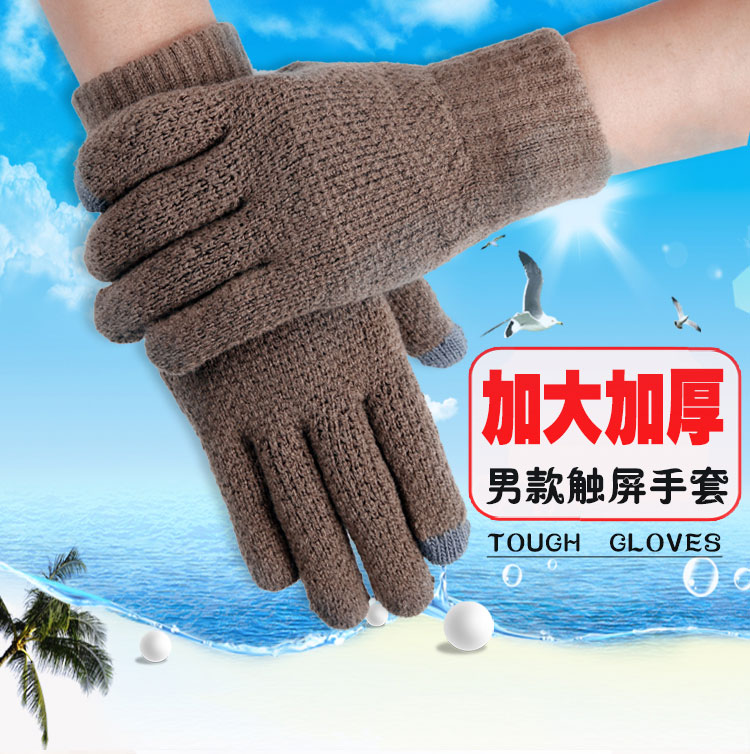 Gants pour homme      en de laine - Ref 2781526 Image 4