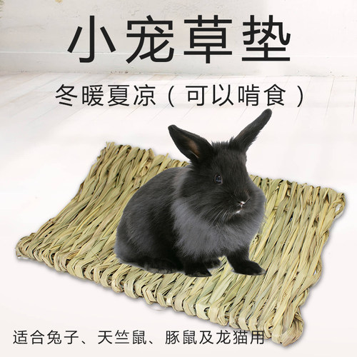 幼兔成兔 兔兔草垫 荷兰猪草垫 龙猫草垫 防脚皮炎兔子笼脚垫窝垫 - 封面