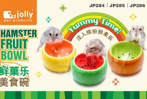 Jolly祖莉鲜果乐美食碗 仓鼠防翻陶瓷食盆JP284 JP285 JP286