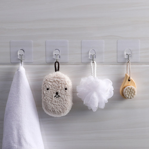 厨房吸盘无痕贴墙壁浴室后免粘钩