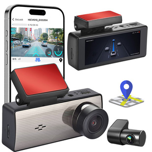 24新款WiFi高清行车记录仪带屏3.16寸2K前后双录ADAS互联DASHCAM