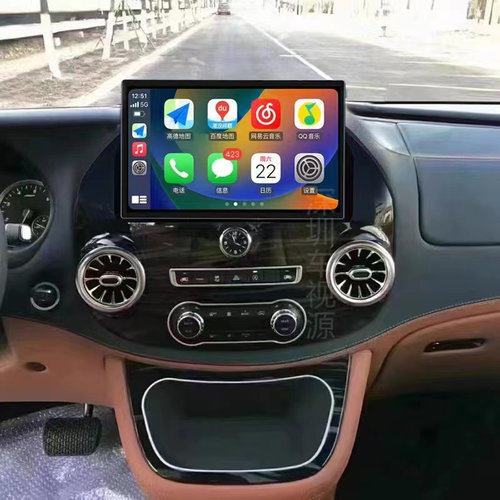 适用于奔驰威霆360全景一体机安卓导航13寸八核8+256G无线Carplay