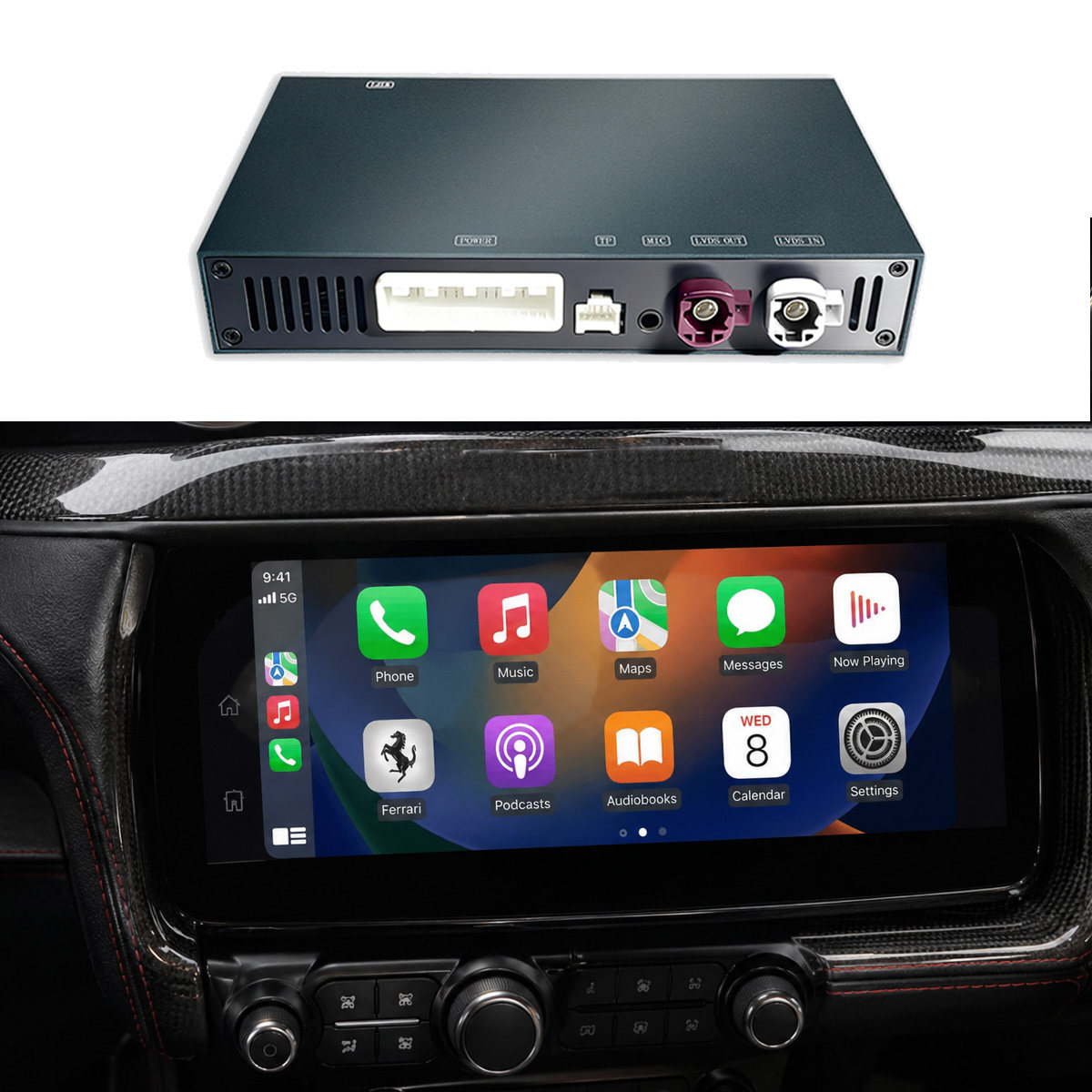 金耐途法拉利原屏无线CarPlay
