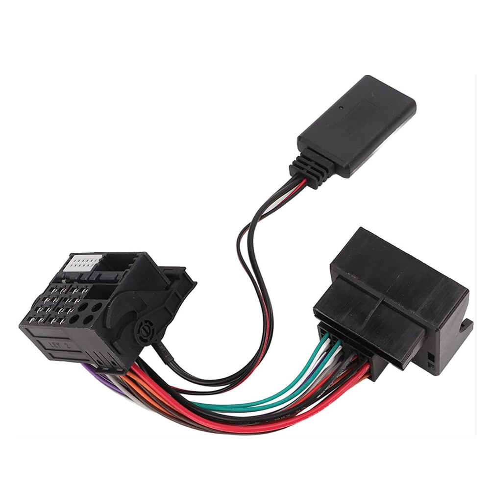 适用奥迪2005-2008 TTs T带Quadlock收音机线束免提蓝牙AUX适配器
