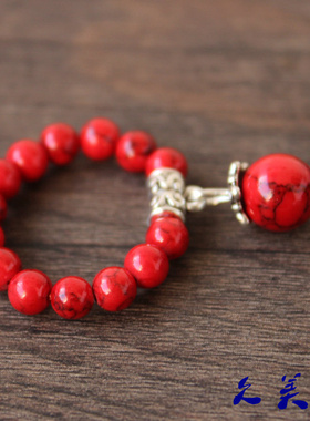 民族复古时尚个性手工串珠戒指